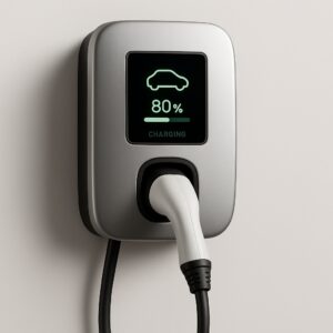 Voltura Wallbox Vision 22 kwh | 3-fase | Type 2 | 6 meter | Silver | Wifi (Copy)